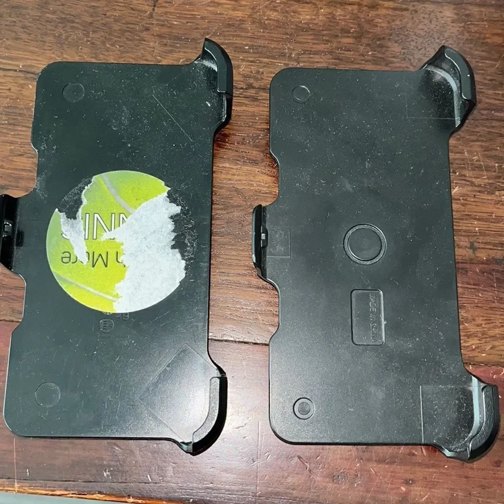 2-black phone belt clips holster for Otterbox case iPhone 6S plus